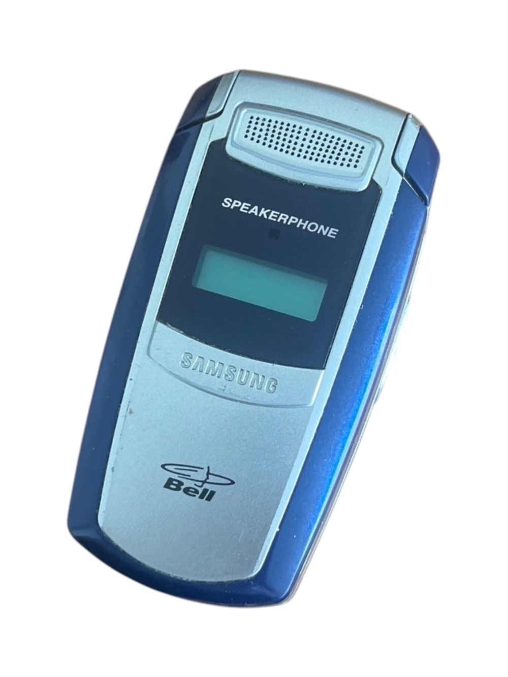 Samsung SPH-A580 Vintage Old Mobile Flip Cell RARE (Bell) BLUE For Parts Repair